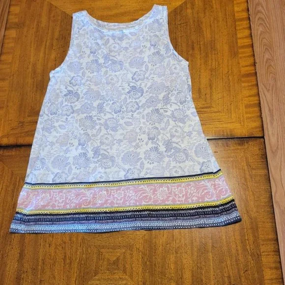 LOFT Floral Tunic Tank - Picture 2 of 11